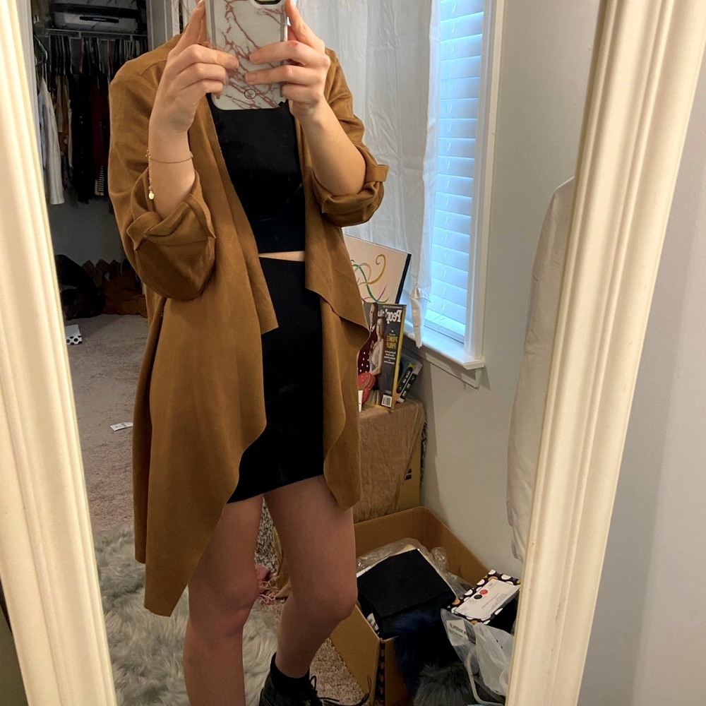 NWT Suede Cardigan | Small